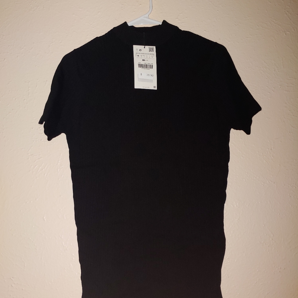 Zara Short Sleeve Knitwear Sweater